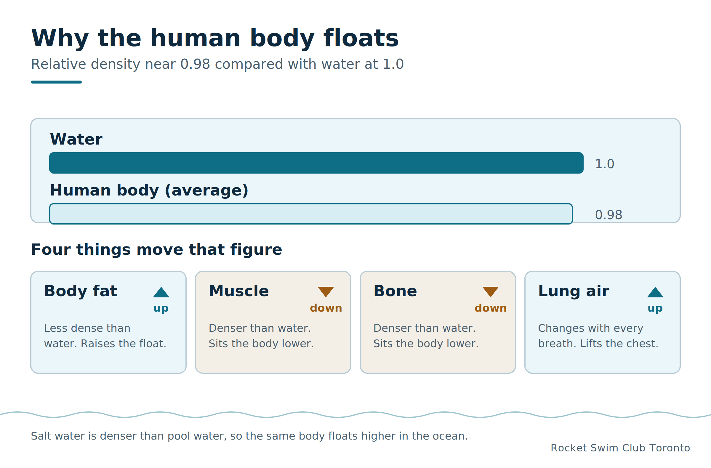 Why the body floats
