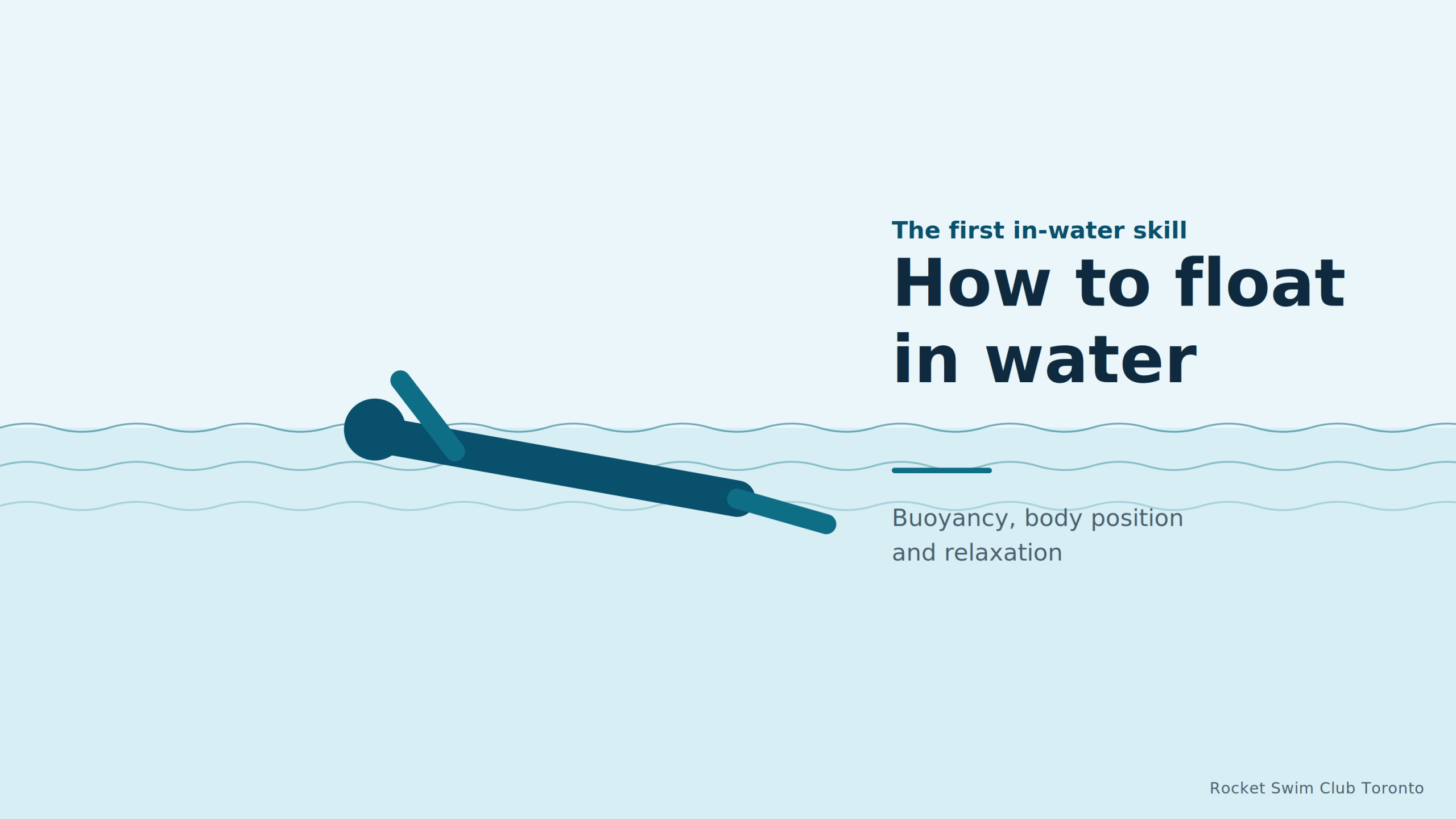 How to float in water