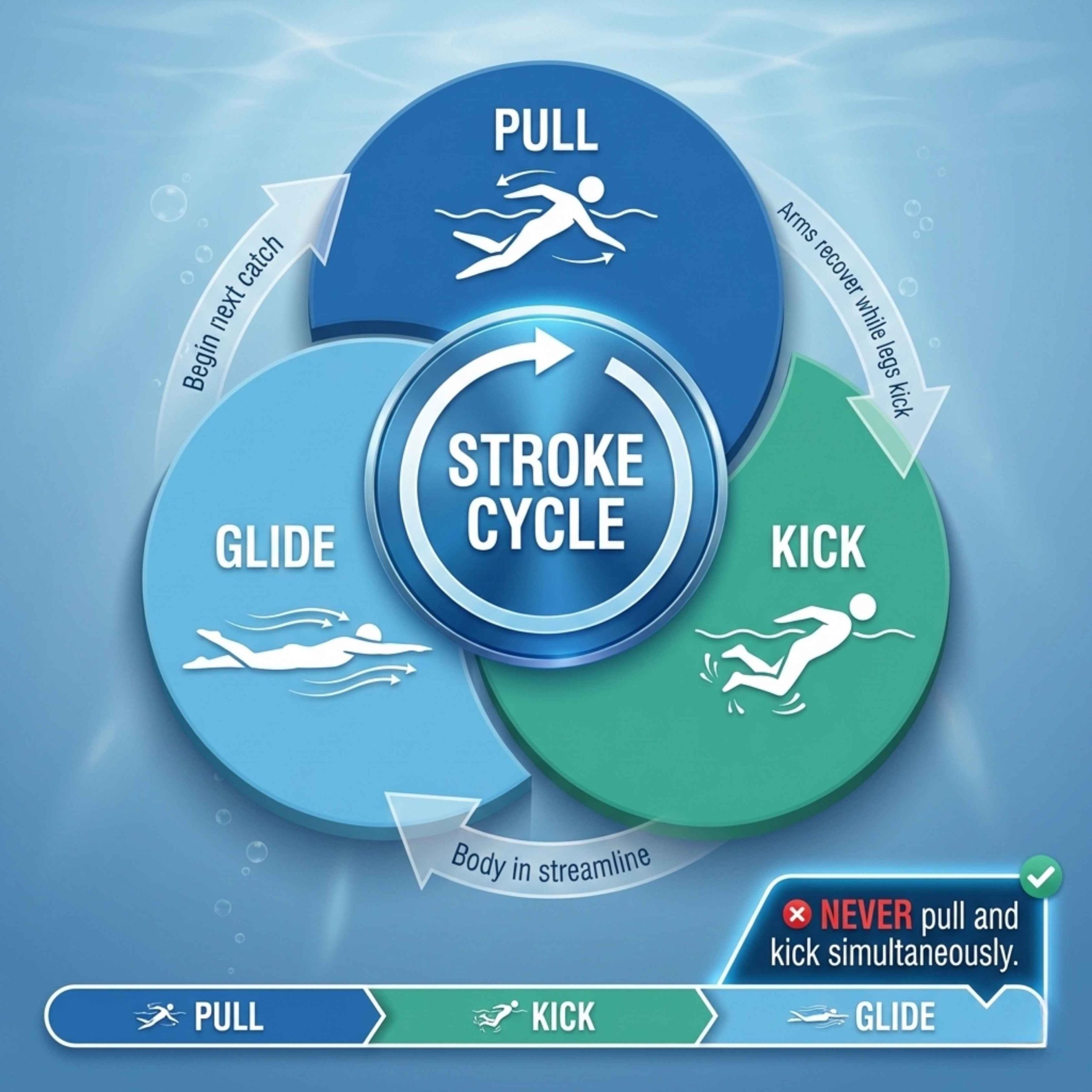 Pull-Kick-Glide