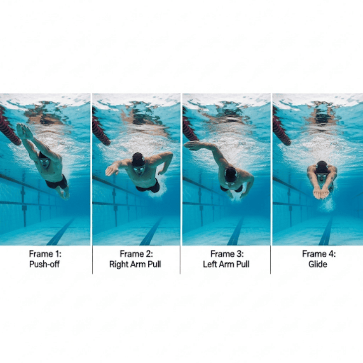 Four Breaststroke sequence 