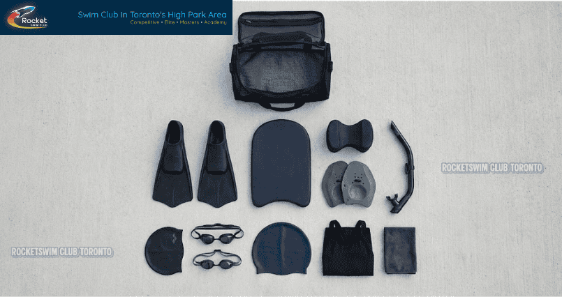 All essential swim training equipment