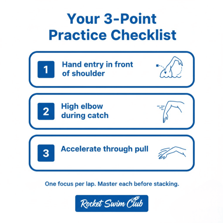 Simplified Freestyle Catch and Pull Techniques - Rocket Swim
