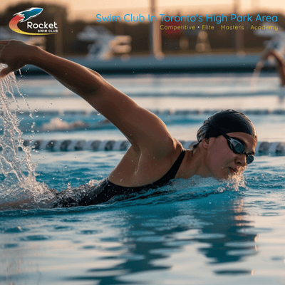 Swimmer Demonstrating How to Inhal Quickly