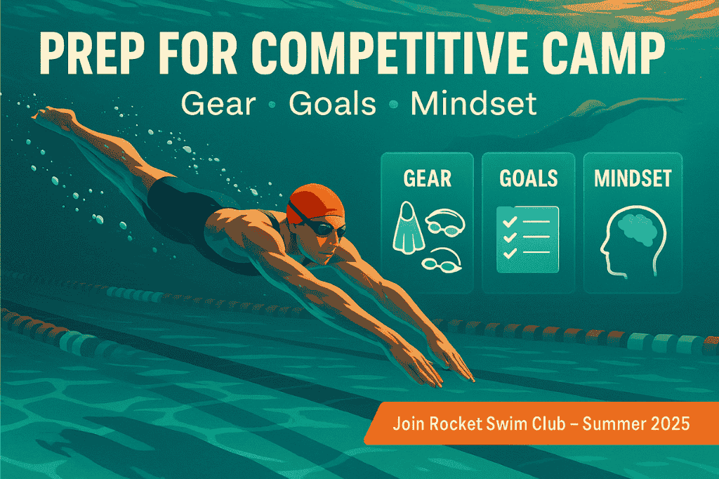 Competitive Swimmers Preparing for summer camp