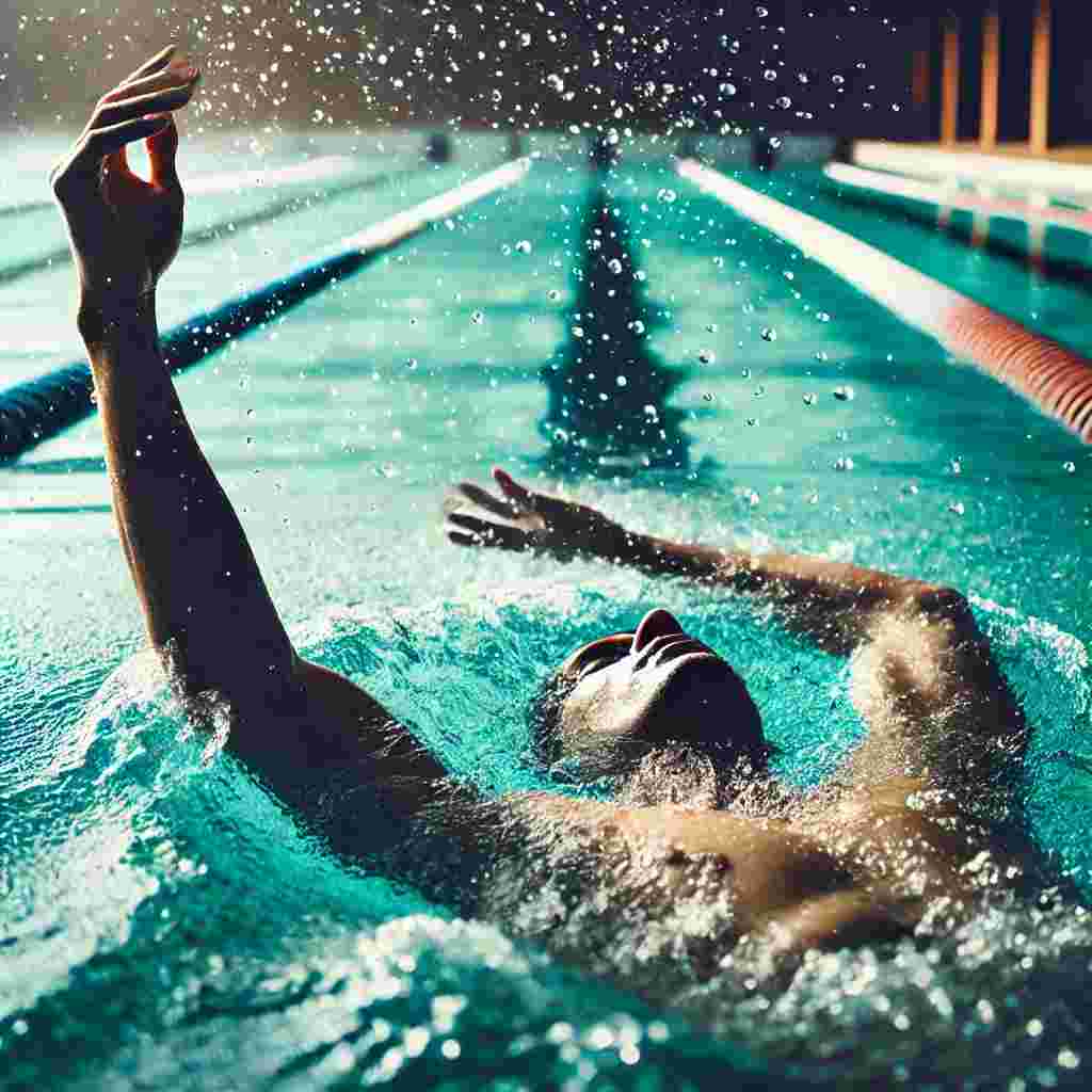 backstroke Swimming Training