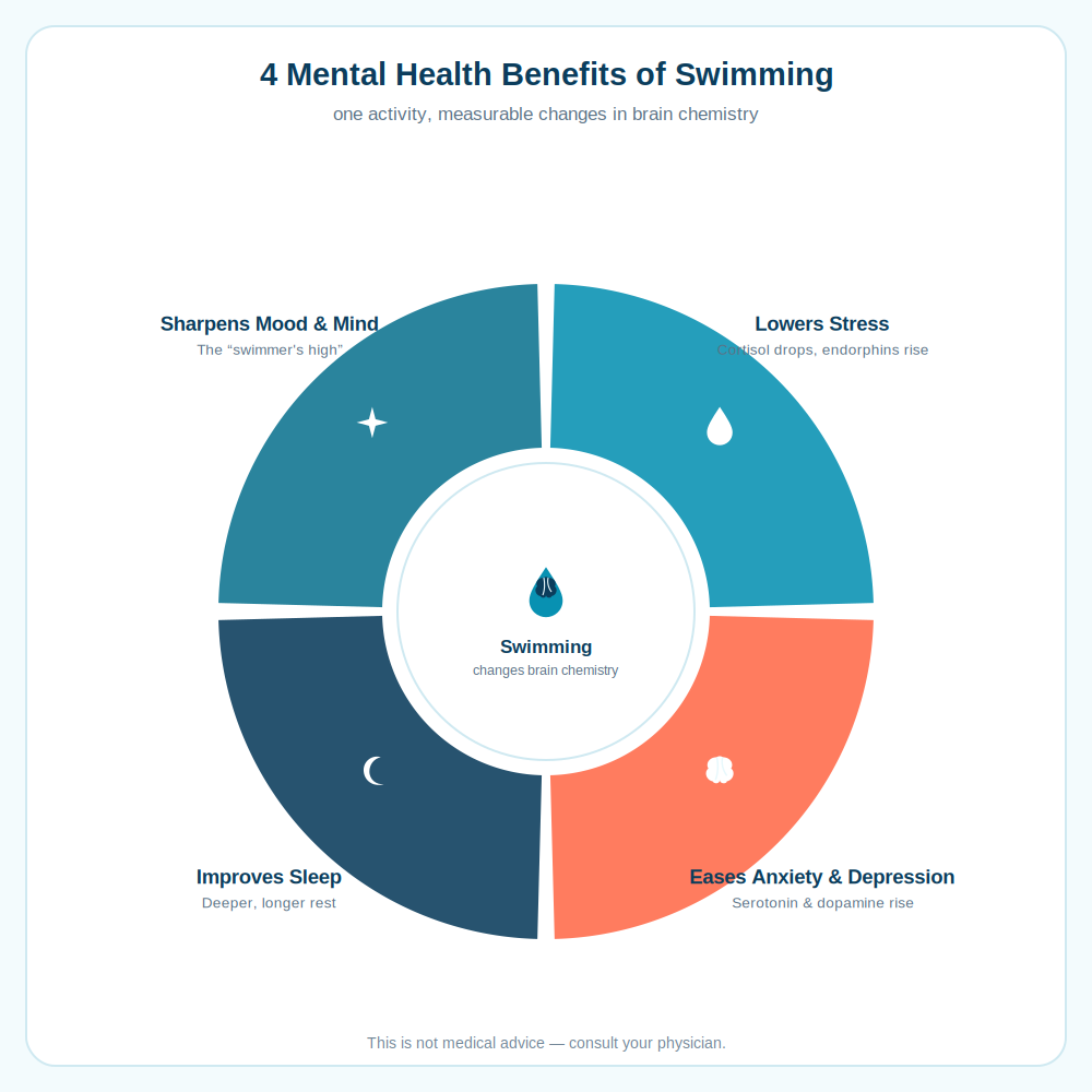 Swimming can improve your mental health