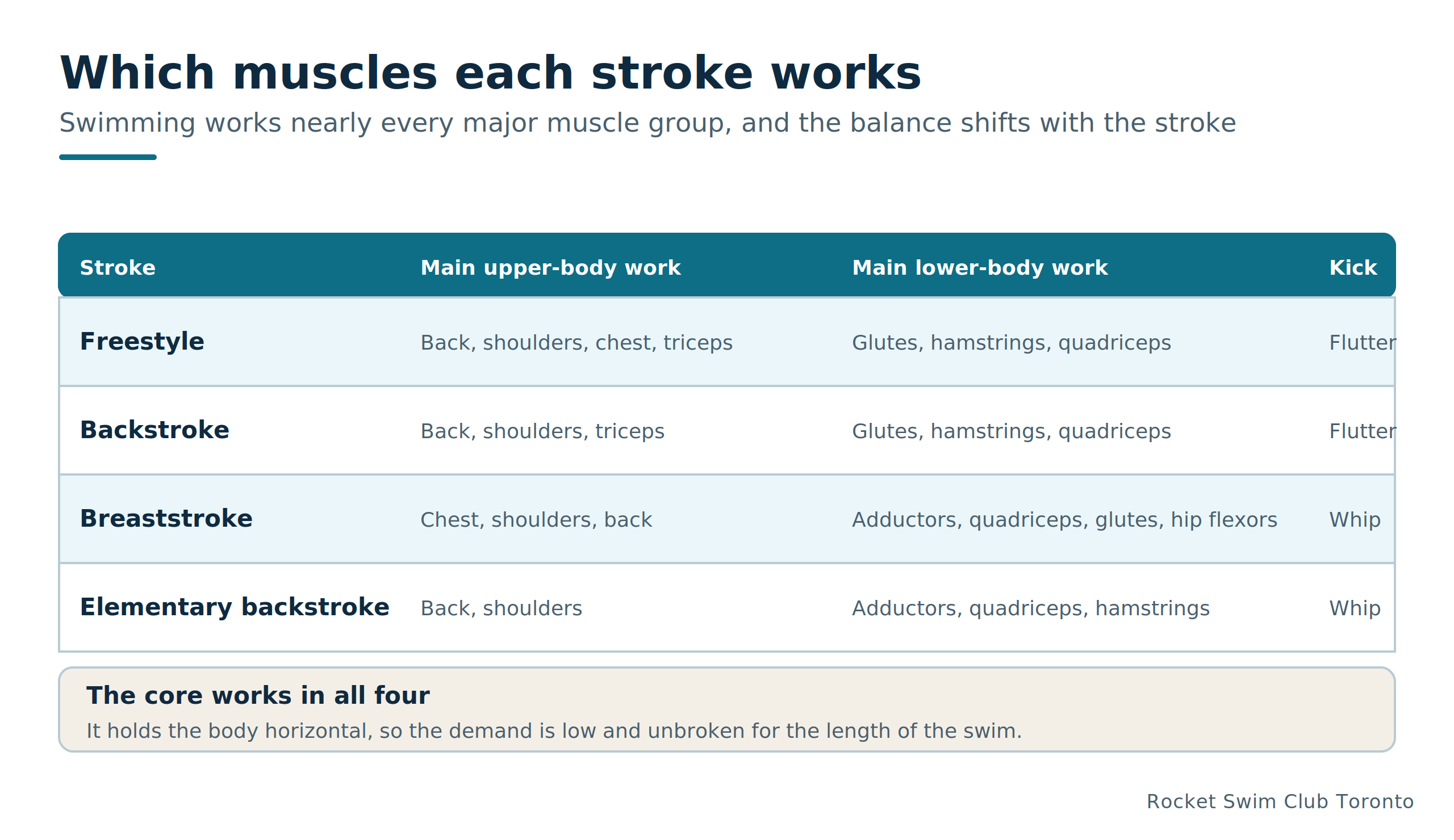 Muscles by stroke