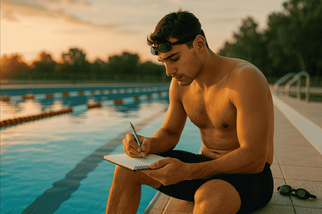 A swimmer improving Mindset + Fitness to achieve his goal