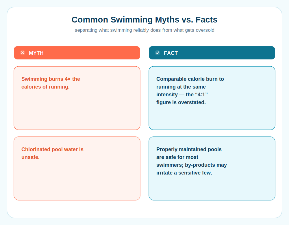 Common Swimming Myths